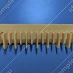 Демаркационная линия (фронтальная, 1200М) SIGMA/LG, желтая, 9 зубцов