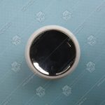 Кнопка в сборе, без подсветки, OTIS, 27,5 мм, шлифованная, нержавеющая сталь