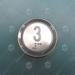 Кнопка вызова/приказа, DOPPLER, 3 этаж, с Брайлем