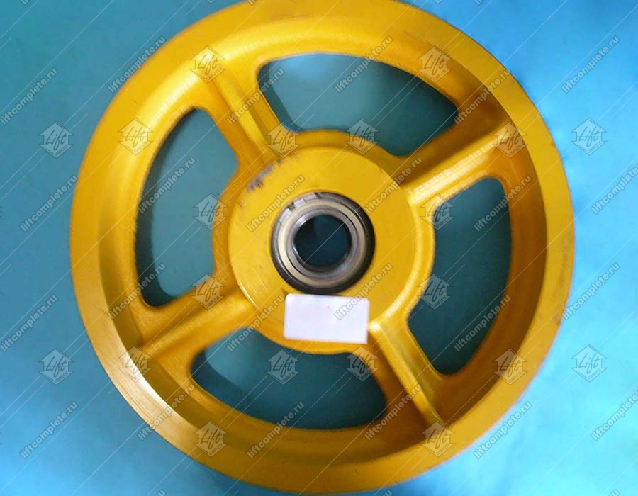 Отводной блок, OTIS, ЩЛЗ, 435х4х10,5, ZAA263P3, в сборе с подшипником