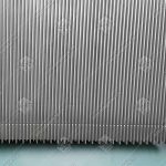 Ступень эскалатора, ЛАТРЭС, 800 мм, алюминий, серая, без демаркаций, ролик - 80x25 мм