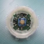 Базовый элемент кнопки вызова, KONE, открытие ДК, без ободка, янтарная подсветка, KM857782G10