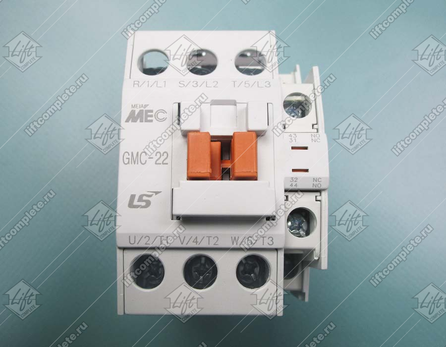 Контактор, LSIS, GMC-22 (3 фазы, 3НО), 22A, 11кВт, 24VAC, дополнительные контакты 1НО+1НЗ
