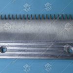 Гребенка входной площадки, левая, 22 зубца, 206x107 мм, алюминий