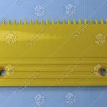 Гребенка входной площадки, левая, 25 зубцов, 214x108 мм, пластик, желтая, LDTJ-B-2