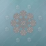 Канат стальной, GUSTAV WOLF, d - 6,5 мм, PAWO 819W 8х19W-IWRC, 31,5кН