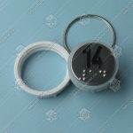 Кнопка вызова/приказа, VEGA Venus, 14 этаж, с кодом Брайля, красная подсветка (разъем MLK)