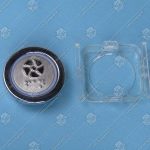 Кнопка вызова/приказа, KLEEMANN, вентиляция FMR BS, синяя подсветка, с кодом Брайля