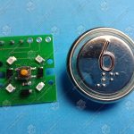 Кнопка вызова/приказа, ЩЛЗ, ВКЛ13А-7-4И, 6 этаж, с кодом Брайля, красная подсветка