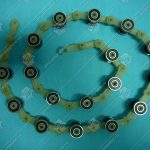 Отклоняющая цепь торца балюстрады, 17 звеньев, одинарная вилка