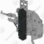 Отводка привода ДК, SEMATIC, правая, EN 81, IP20, 185 мм, K2-4-6Z.
