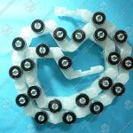 Отклоняющая цепь торца балюстрады, KONE, R20, 22 звена, новый тип, белые звенья