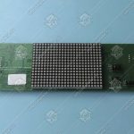 Плата этажного индикатора, KONE, AVDMAT2 (G02), цвет красный, точечная матрица, c гонгом