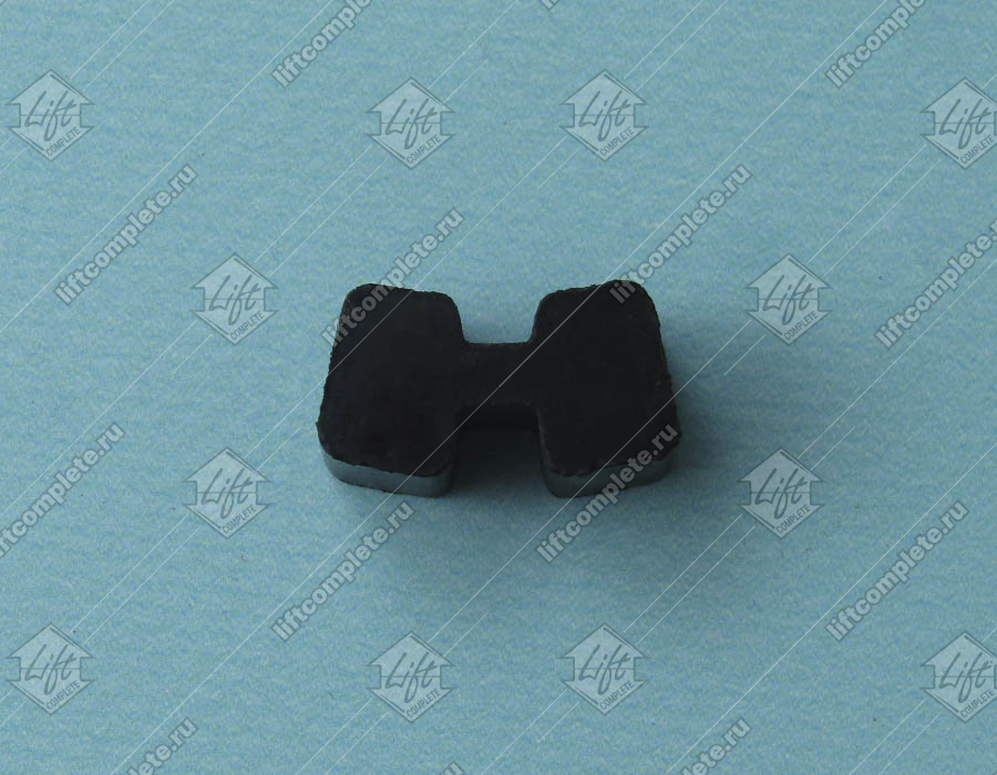 Резиновая вставка муфты (нового образца, с вырезом) для редуктора эскалаторной лебёдки EC-W1, 26Х19Х13 мм