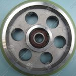 Ролик башмака кабины/противовеса, THYSSEN, D - 160 мм, W - 30 мм, d - 17 мм, подшипник 6203ZZ