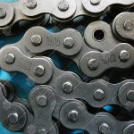 Цепь привода поручня эскалатора, однорядная, шаг - 19,05 мм, тип B