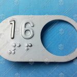 Чиклет, OTIS, 16 этаж, с кодом Брайля