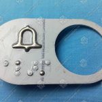 Чиклет, OTIS, вызов диспетчера, с кодом Брайля